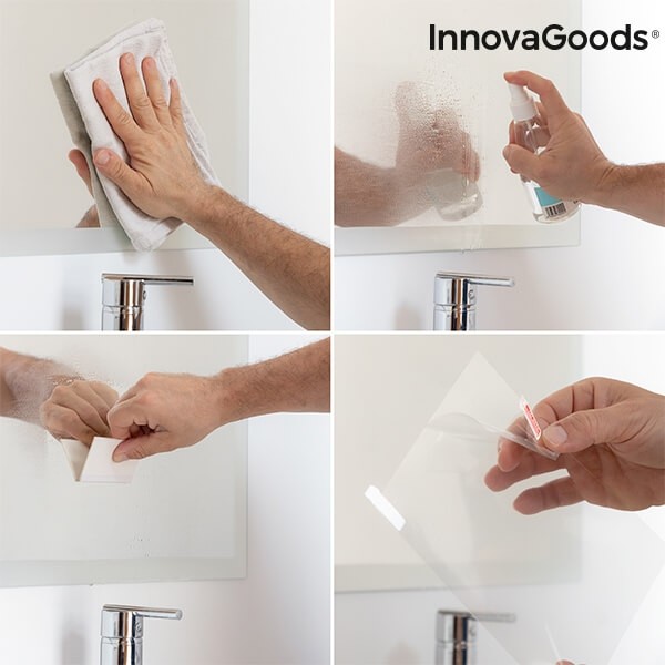 Αντιθαμβωτικό Φύλλο για Καθρέφτη Σετ 2 τμχ InnovaGoods