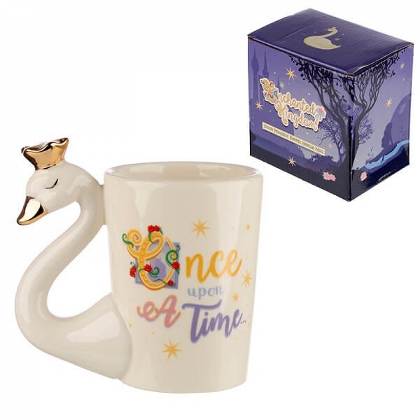 Κούπα με λαβή σε σχήμα Παραμυθένιου Κύκνου - Enchanted Swan Mug