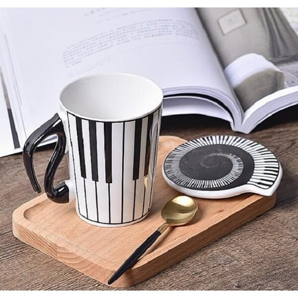 Κούπα με λαβή σε σχήμα Μουσική Νότα - Music Note Mug