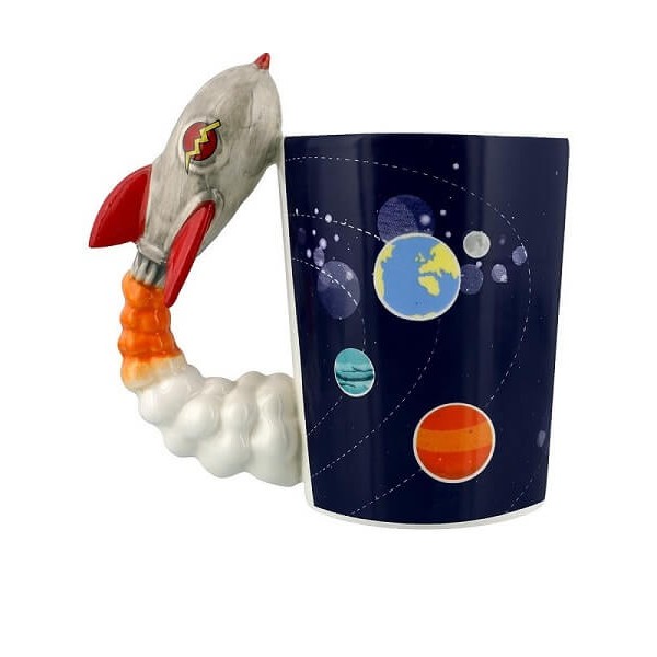 Κούπα με λαβή σε σχήμα Πύραυλου - Rocket Launch Mug