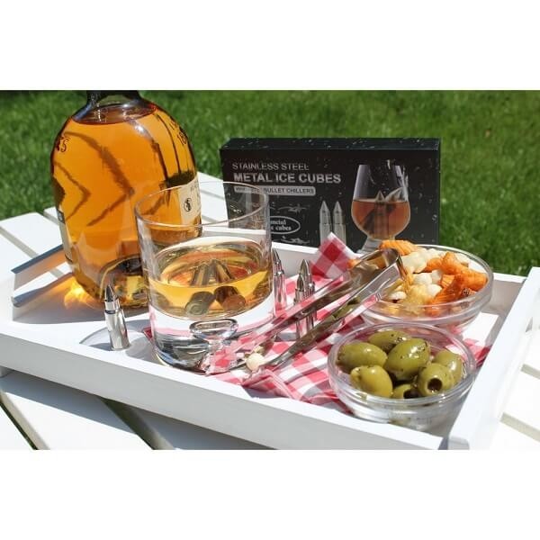 Ανοξείδωτα Μεταλλικά Παγάκια σε σχήμα Σφαίρας - Σετ 7 τεμαχίων