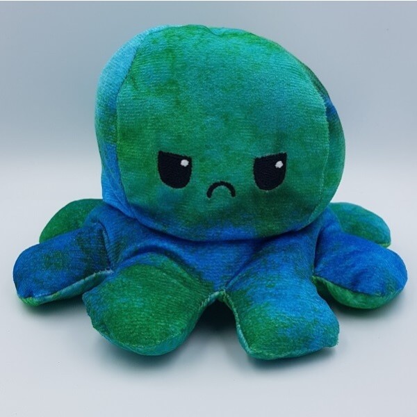 Λούτρινο Χταπόδι που αλλάζει διάθεση - Reversible Octopus 12εκ Amazonia