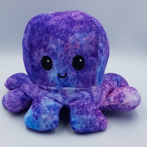 Λούτρινο Χταπόδι που αλλάζει διάθεση - Reversible Octopus 12εκ Galaxia