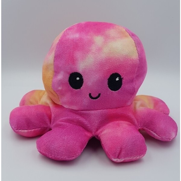 Λούτρινο Χταπόδι που αλλάζει διάθεση - Reversible Octopus 12εκ Volcania