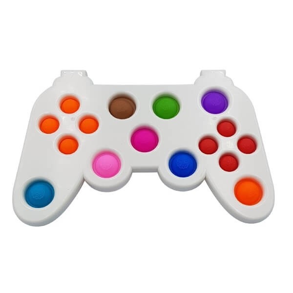 Pop it Fidget Simple Dimple Αγχολυτικό Παιχνίδι Κονσόλα Λευκό