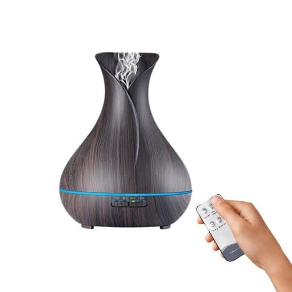 Υγραντήρας Υπερήχων & Αρωματοθεραπείας με Τηλεκοντρόλ Dark- Ultrasonic Diffuser