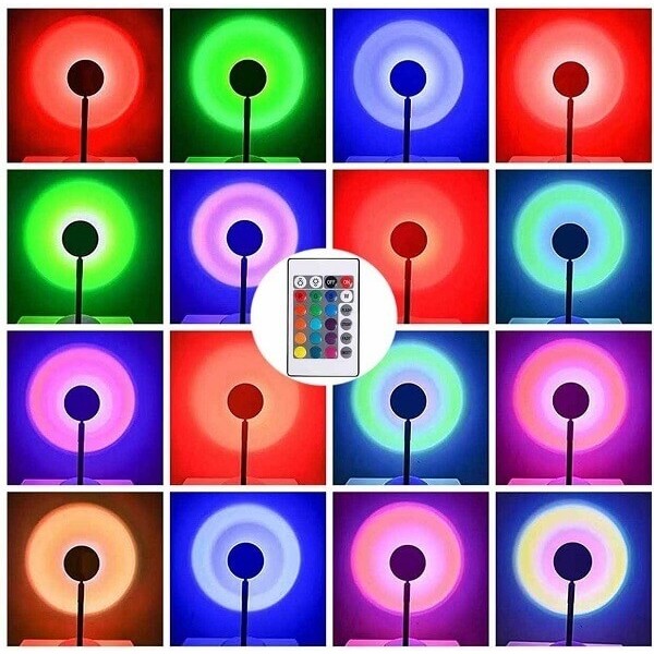 Sunset Lamp με Tηλεχειριστήριο RGB - Atmosphere Lamp
