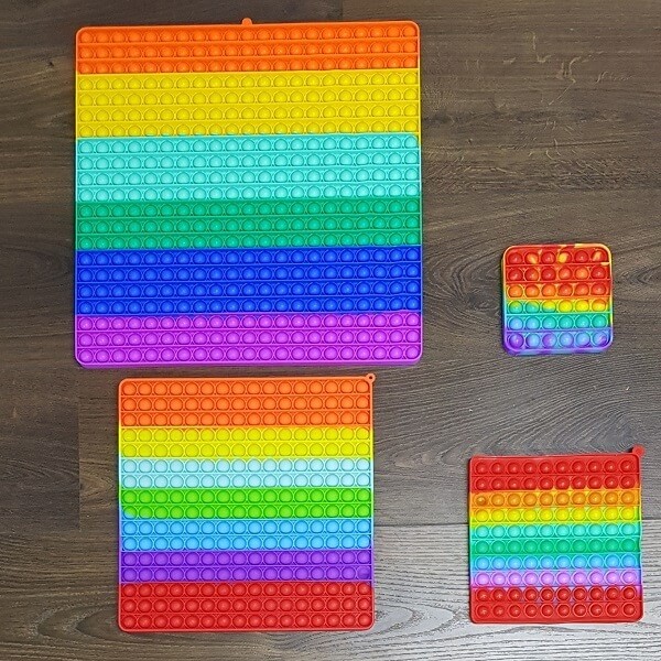 Γαργαντούας Fidget Pop it Αγχολυτικό Παιχνίδι Τετράγωνο με 441 pops 