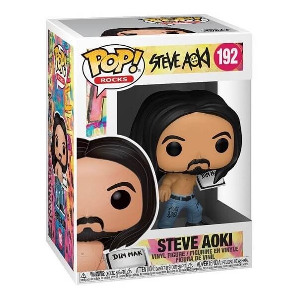 Funko POP Rocks Steve Aoki w/Cake Vinyl Figur