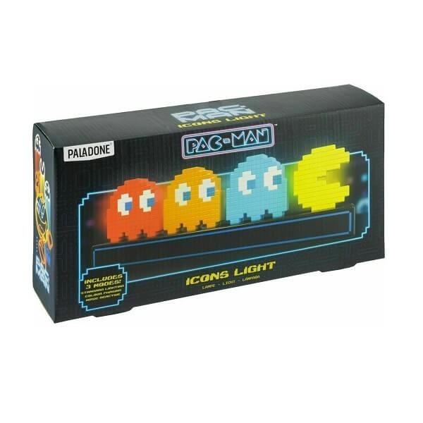 Διακοσμητικό Φωτιστικό Pac Man and Ghosts V2 με Δώρο Τροφοδοτικ