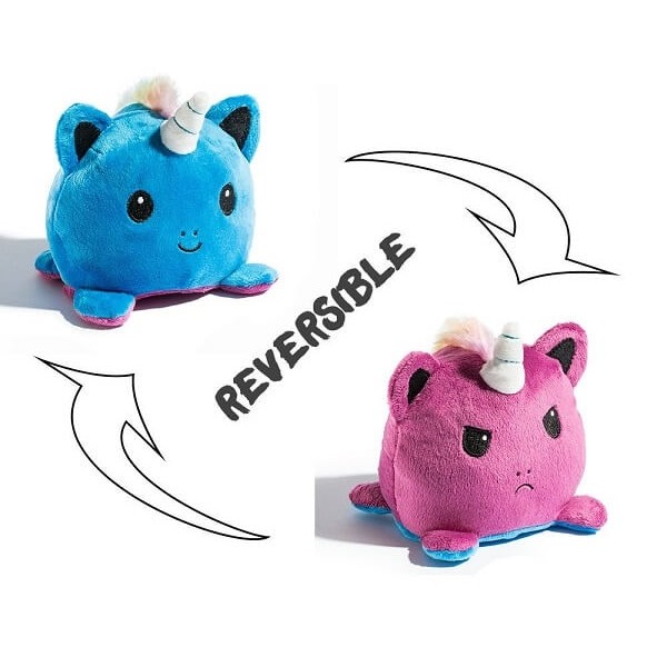 Λούτρινος Μονόκερος που αλλάζει διάθεση - Reversible Unicorn 13εκ