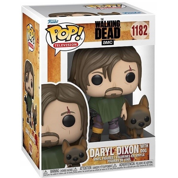 Funko POP Television Walking Dead - Daryl with Dog Vinyl Figure
