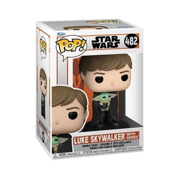 Funko POP Star Wars The Mandalorian - Luke Skywalker with Grogu Vinyl Figure