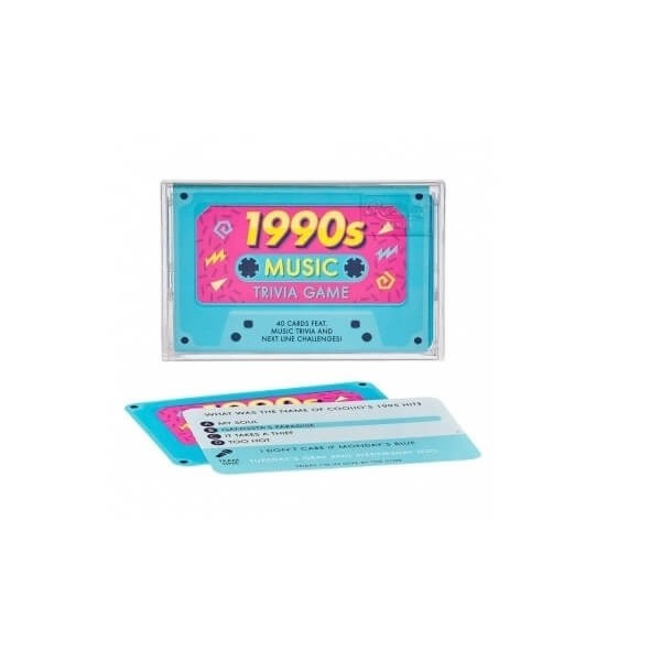 Κάρτες Ερωτήσεων Μουσικής 1990s Music Trivia Game - Αγγλικά