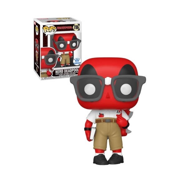 Funko POP! Marvel Deadpool - Nerd Deadpool Bobble-Head Limited Edition