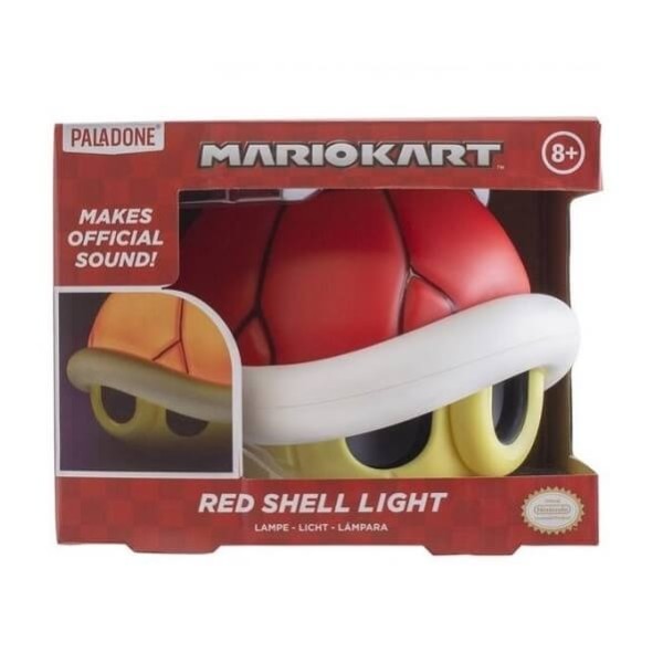 Διακοσμητικό Φωτιστικό Super Mario Bros Red Shell με Ήχο