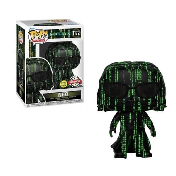 Funko POP Movies Matrix 4 Resurrections - Neo GITD Vinyl Figure Exclusive