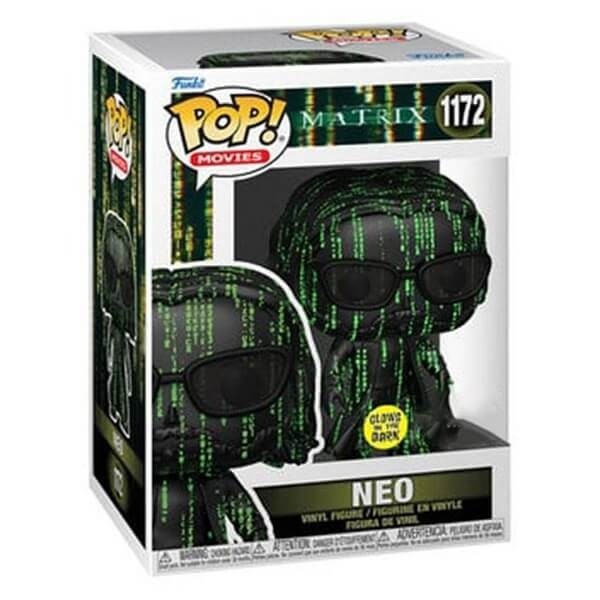 Funko POP Movies Matrix 4 Resurrections - Neo GITD Vinyl Figure Exclusive