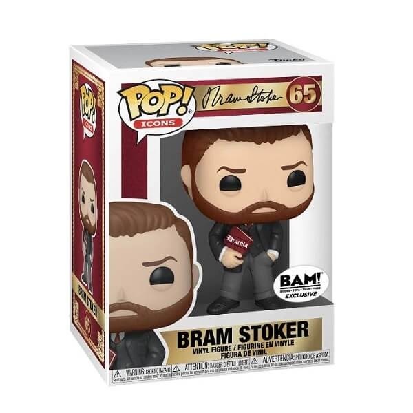 Funko POP Icons - Bram Stoker with Book Vinyl Figure