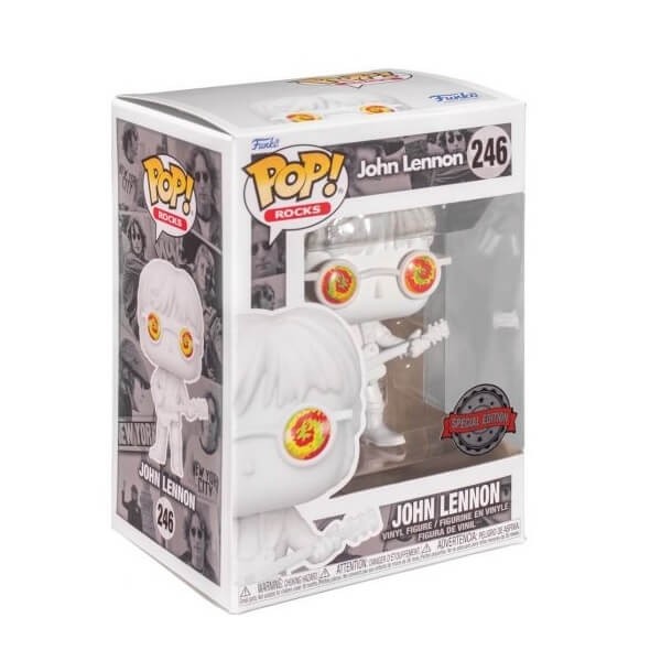 Funko POP Rocks John Lennon - John with Psychedelic Shades Vinyl Figure Exclusive