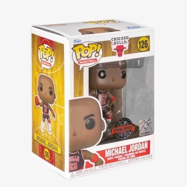 Funko POP Basketball Chicago Bulls - Michael Jordan (Pinstripe Jersey) Vinyl Figure Exclusive 