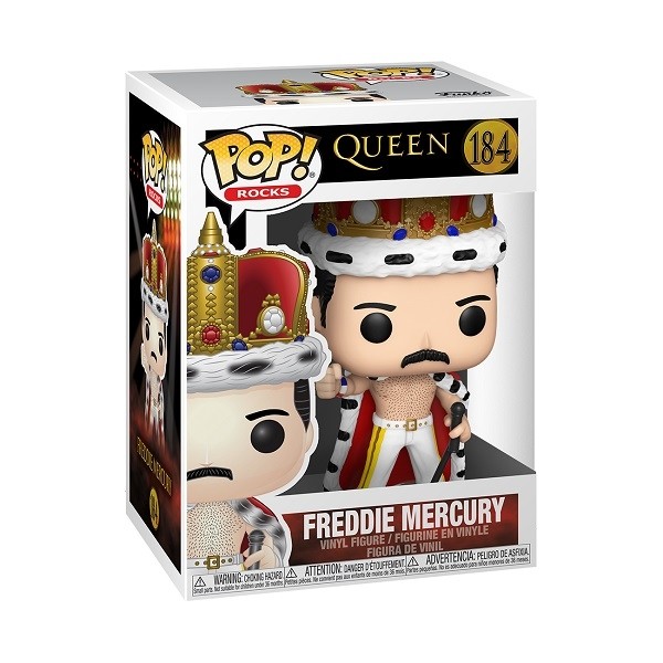 Funko POP Rocks Queen - Freddie Mercury (King) Vinyl Figure