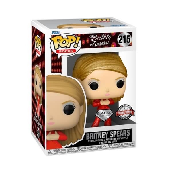 Funko POP Rocks Britney Spears - Catsuit Britney Spears Diamond Collection Vinyl Figure Exclusive 