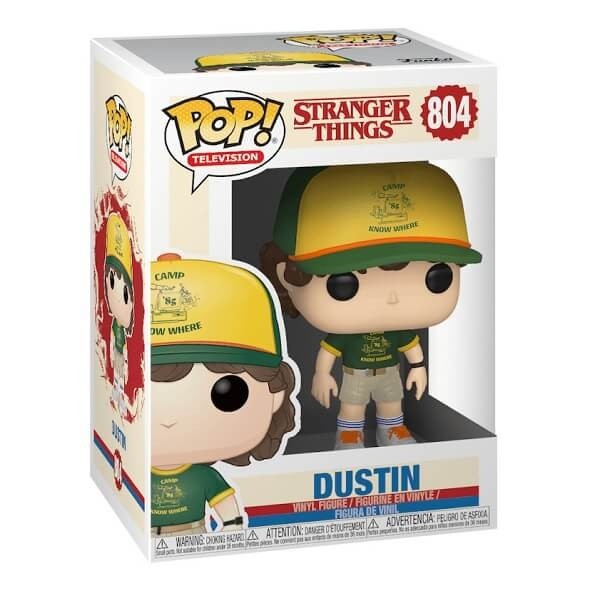 Funko POP Television Stranger Things - Dustin (At Camp) Vinyl Figure
