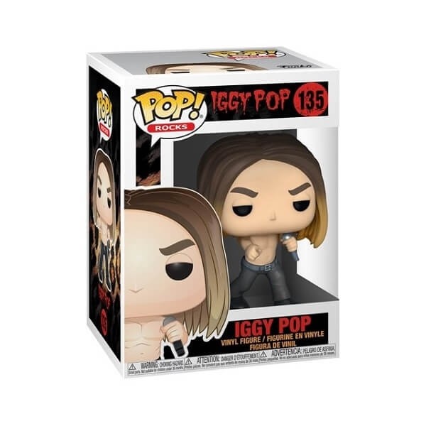 Funko POP Rocks Iggy Pop - Iggy Pop 135 Vinyl Figure