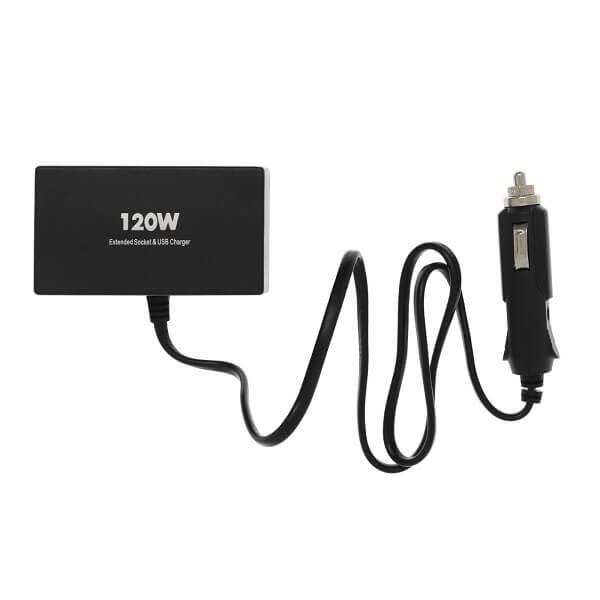 Πολύπριζο Aυτοκινήτου με 2 Παροχές & 2 USB 1A - Car Socket Splitter