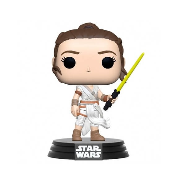 Funko POP Star Wars Ep.9 - Rey With Yellow Light Saber Saber 432 Vinyl Figure