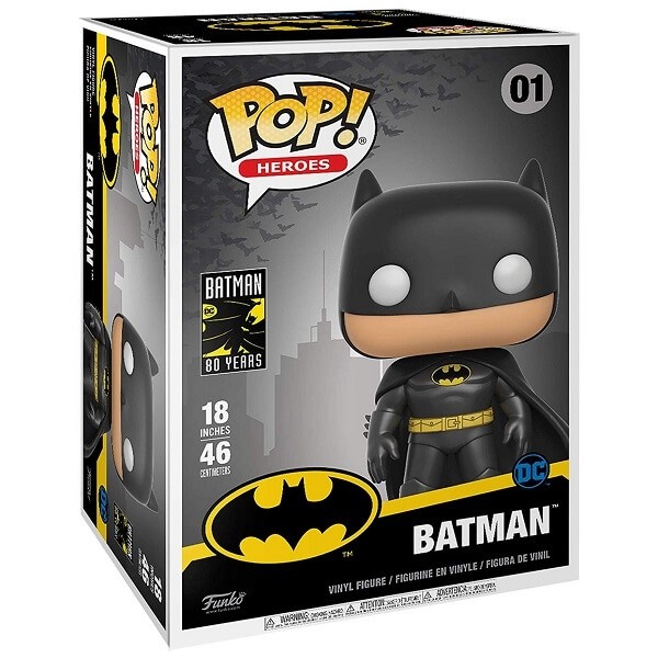 Funko POP Super Jumbo Heroes - Batman 01 Vinyl Figure 46εκ.