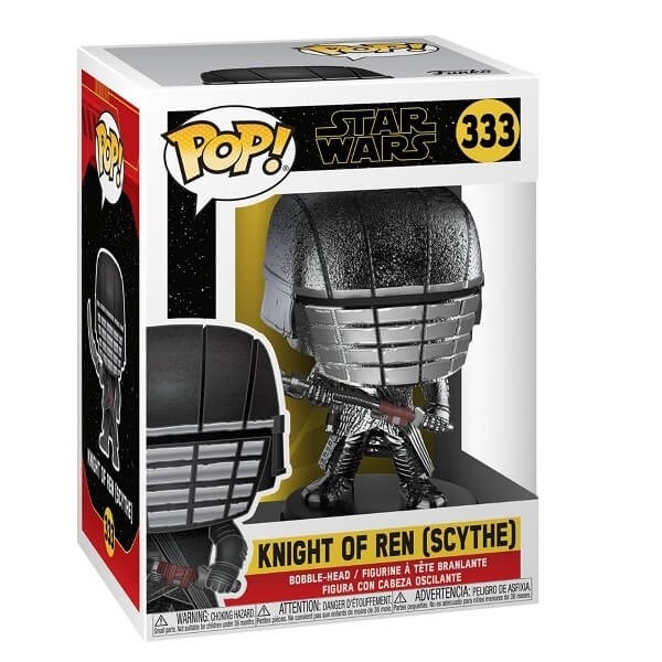 Funko POP Star Wars Ep.9 - Knights of Ren Scythe (Hematite Chrome) 333 Bobble-Head