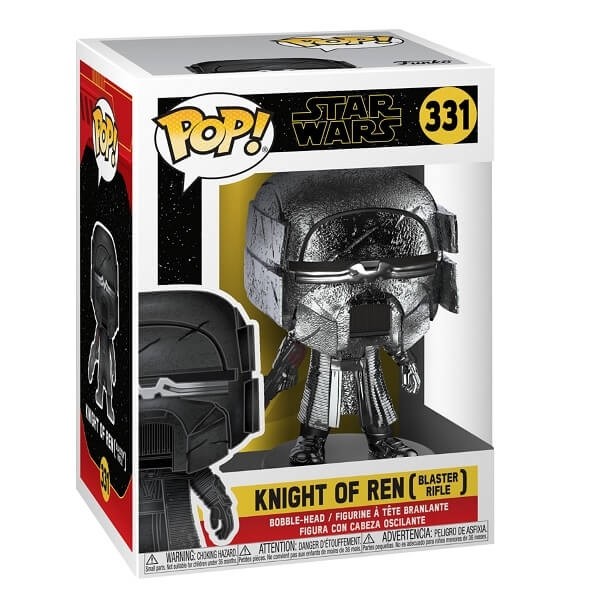 Funko POP Star Wars Ep.9 - Knights of Ren Blaster (Hematite Chrome) 331 Bobble-Head