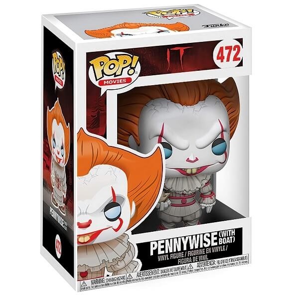 Funko POP Movies IT - Pennywise with Boat 472 Vinyl Figure 