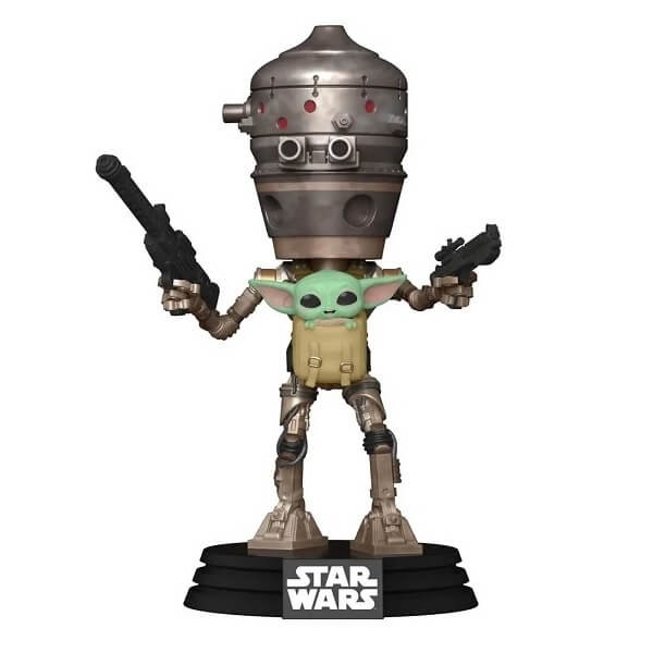 Funko Pop Tees Box Star Wars The Mandalorian IG-11 with The Child Vinyl Figure & Tshirt Medium
