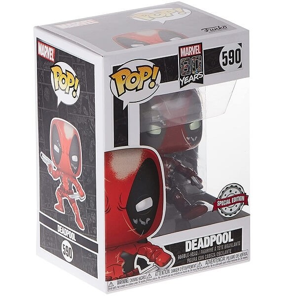 Funko POP Marvel 80 Years - Deadpool 590 Bobble-Head Exclusive
