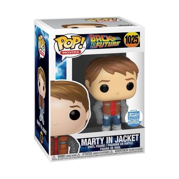 Funko POP Movies Back to the Future - Marty in Jacket 1025 Vinyl Figure