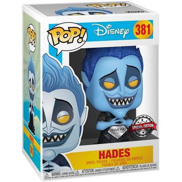 Funko POP Disney Hercules - Hades (Diamond Collection) 381 Vinyl Figure Exclusive 