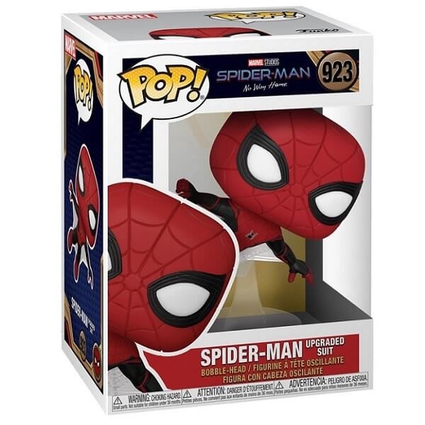 Funko POP Movies Spider Man No Way Home - Spider-Man (Upgraded Suit) 923 Bobble-Head