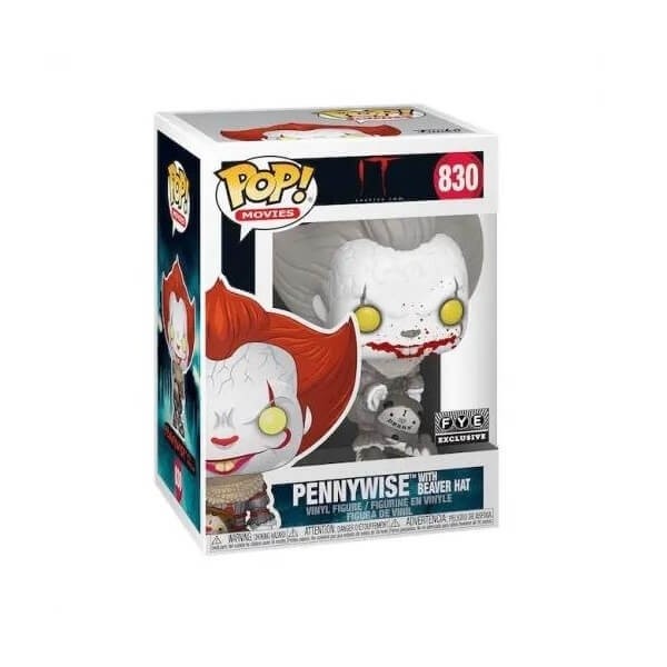 Funko POP Movies IT - Pennywise with Beaver Hat 830 Special Edition Vinyl Figure Exclusive