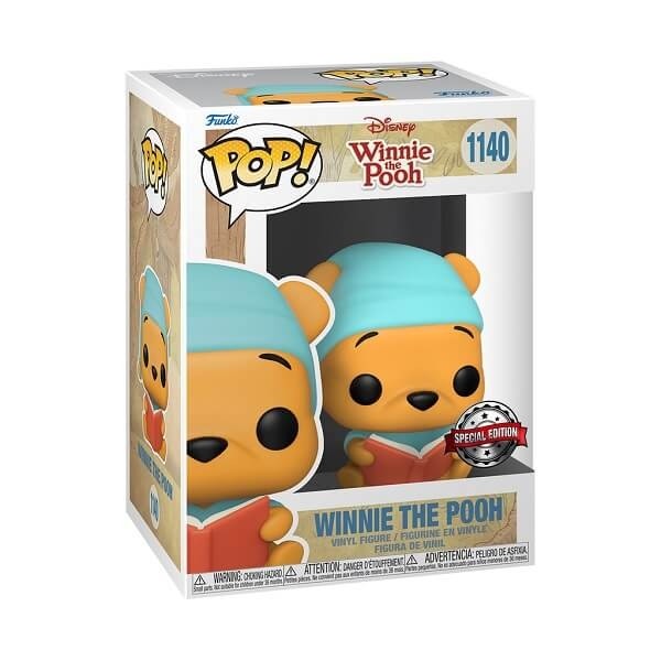 Funko POP Disney - Winnie the Pooh Reading Book 1140 Figure (Exclusive)