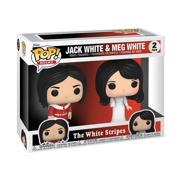 Funko POP Rocks The White Stripes - Jack White & Meg White 2-Pack Figures 
