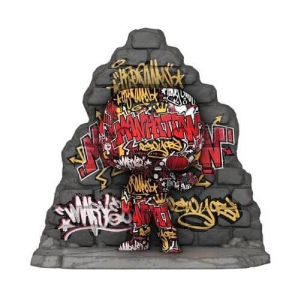 Funko POP Deluxe Marvel - Iron Man (Street Art Collection) 753 Bobble-Head (Exclusive) Figure