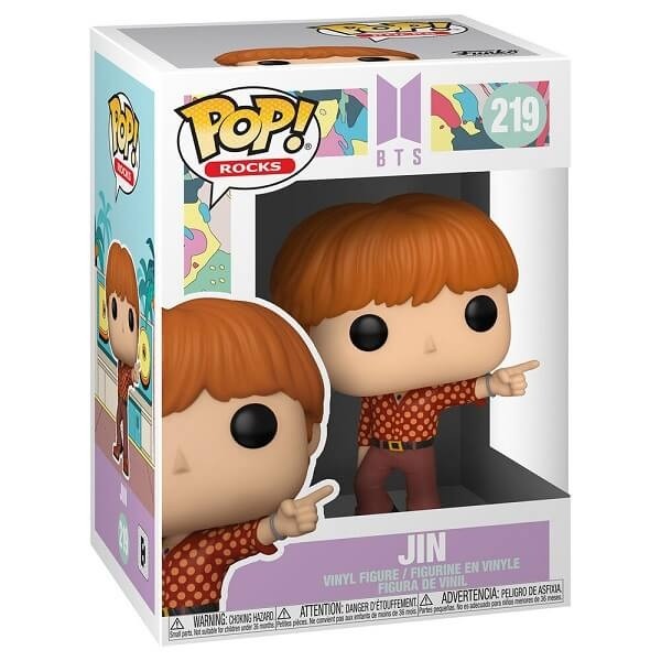 Funko POP Rocks BTS - Jin (Dynamite Video) 219 Vinyl Figure
