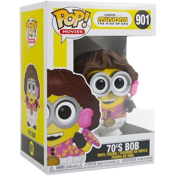 Funko POP Movies Minions 2 - 70's Bob 901 Vinyl Figure 