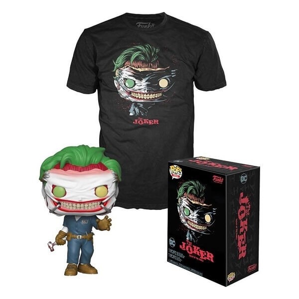 Funko Pop Tees DC Comics - Death of Joker Figure & Tshirt Medium 