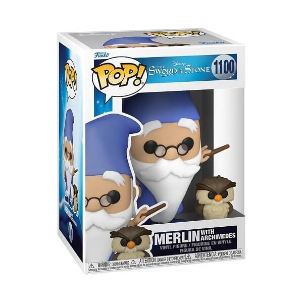 Funko POP Disney Sword in the Stone - Merlin with Archimedes 1100 Vinyl Figure