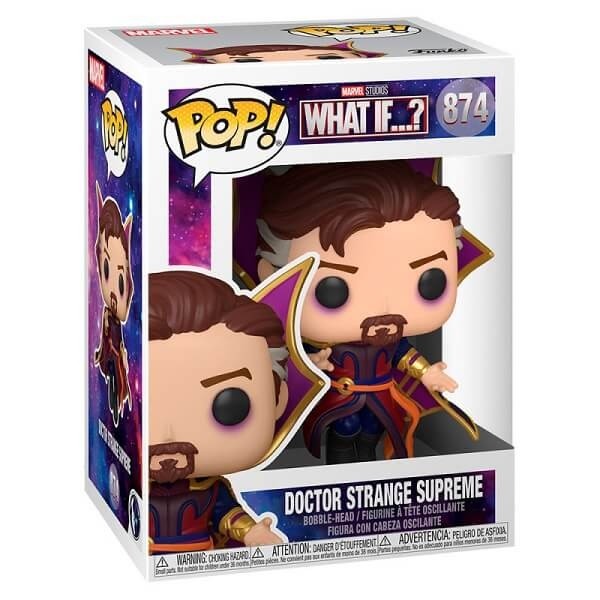 Funko POP Marvel What If? - Doctor Strange Supreme 874 Bobble-Head