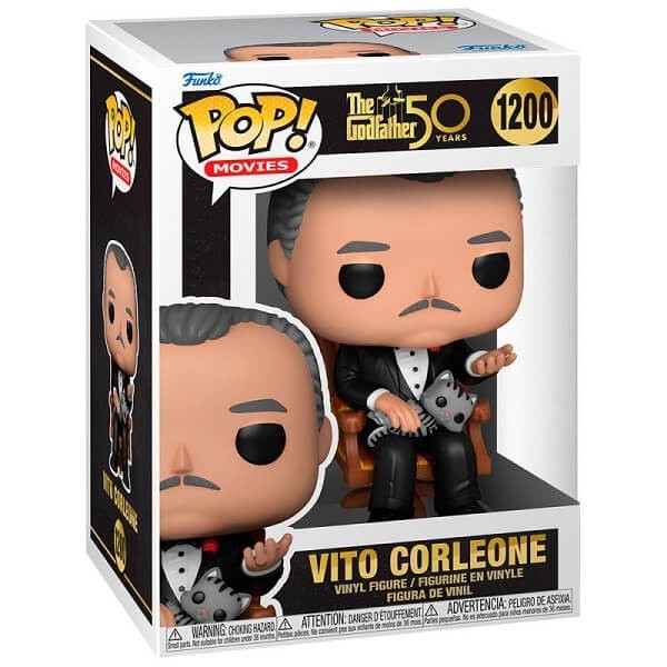Funko POP Movies The Godfather 50 Years - Vito Corleone 1200 Vinyl Figure